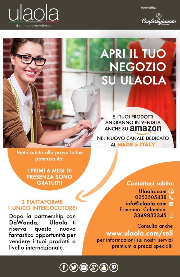 Confartigianato e Ulaola nel nuovo negozio ‘Made in Italy’ di Amazon