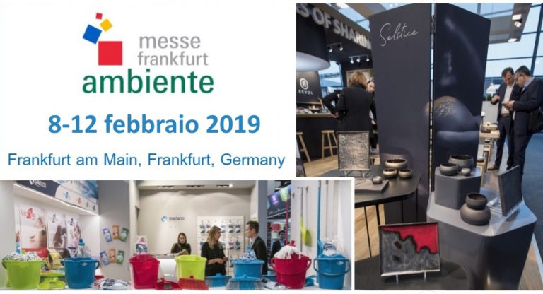 Partecipazione collettiva a Fiera Ambiente, Francoforte 8-12 febbraio 2019
