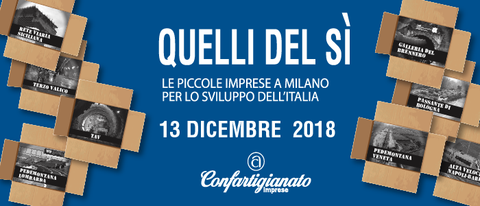 Dalla Lomellina a Milano: “Quelli del Sì” il 13 dicembre al MiCo per rilanciare lo sviluppo del Paese e delle Pmi
