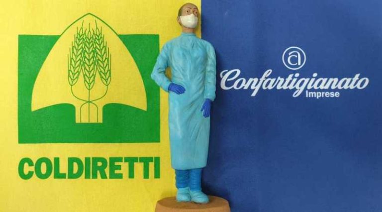 L’infermiera anti-Covid nel Presepe 2020: Confartigianato onora i valori della solidarietà e dell’artigianato
